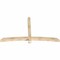 Ekena Millwork Bellingham Rough Sawn Timber Gable Bracket, Douglas Fir, 84"W x 49"H x 4"D x 4"F, 14/12 Pitch GBW084X49X0404BEL00RDF - alternate 3